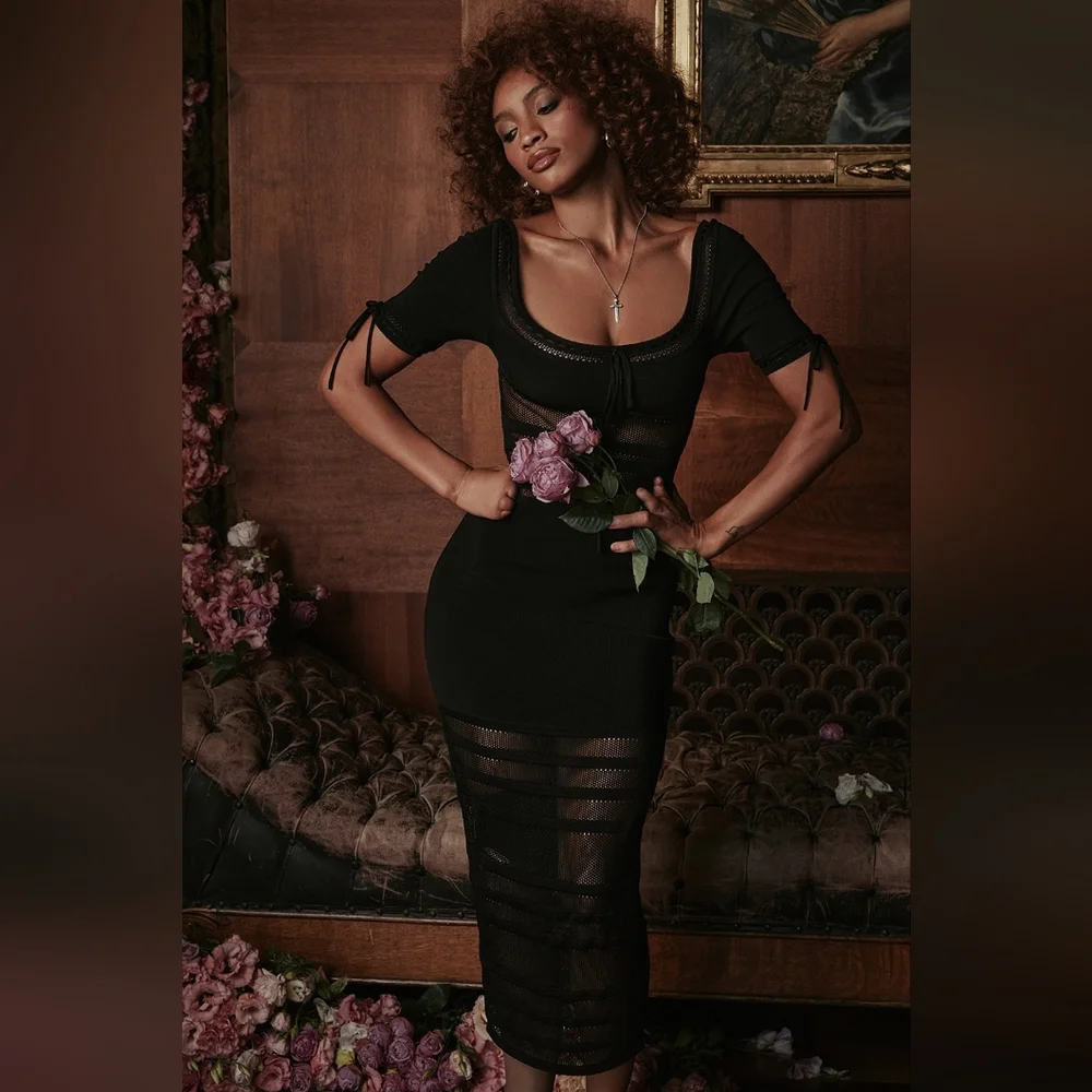 House of CB | Dresses | Black House Of Cb Lillaxl | Poshmark